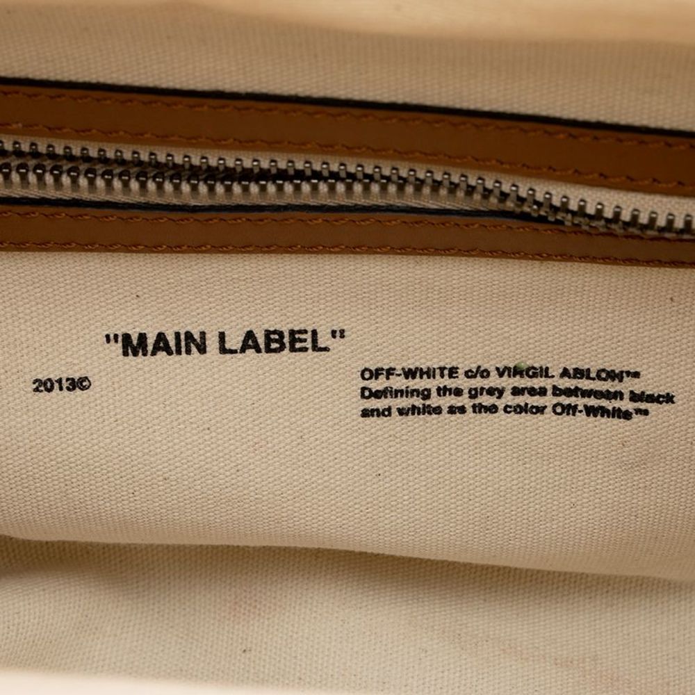 Off-White Leather Boxy Shoulder Bag - Picture 7 of 15